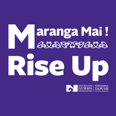 Maranga Mai! Rise Up - Womens Silhouette Tee Design