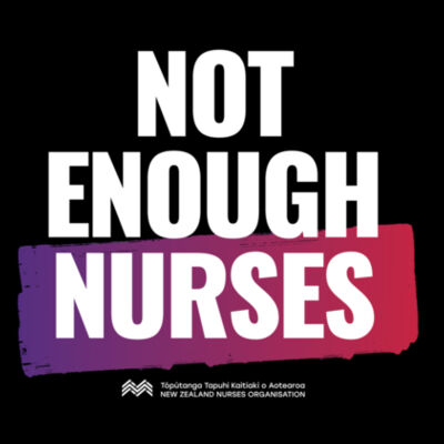 Not enough nurses / Will strike for patient safety - Cloke Womens Silhouette Tee V2 Design