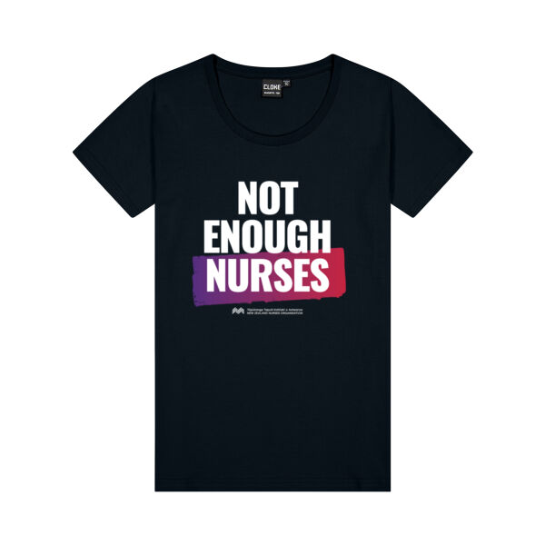 Not enough nurses - Cloke Womens Silhouette Tee Thumbnail