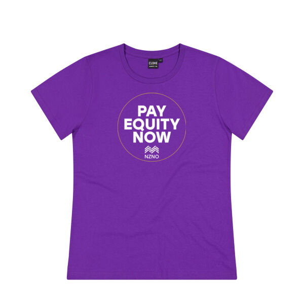 Pay Equity Now - Cloke Womens Silhouette Outline Tee Thumbnail
