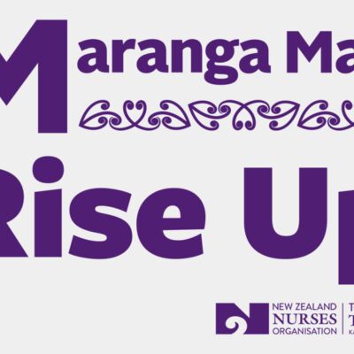 Placards Maranga mai purple transparent BG Thumbnail